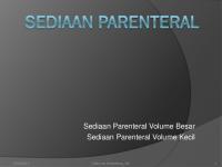 Sediaan Parenteral LVP