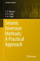 Seismic Inversion Book PDF [PDF]