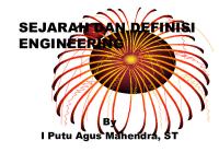 Sejarah Dan Definisi Engineering