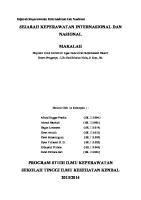 Sejarah Keperawatan Internasional Dan Nasional [PDF]