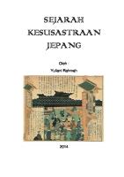 Sejarah Kesusastraan Jepang [PDF]