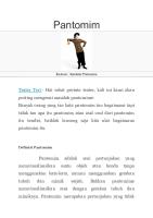 Sejarah Pantomim [PDF]