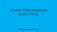 Sejarah Perkembangan Audio Visual [PDF]