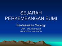 Sejarah Perkembangan Bumi [PDF]