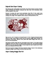 Sejarah Seni Paper Cutting [PDF]