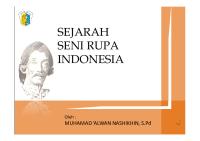 Sejarah Seni Rupa Indonesia