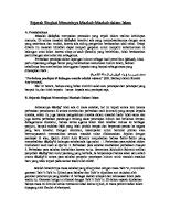 Sejarah Singkat Munculnya Mazhab [PDF]