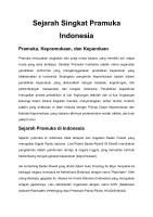 Sejarah Singkat Pramuka Indonesia