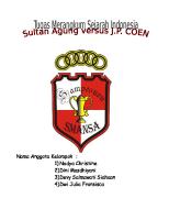 Sejarah Sultan Agung Vs J.P Coen