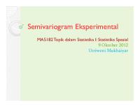 Semivariogram Eksperimental [PDF]