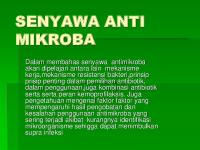 Senyawa Anti Mikroba