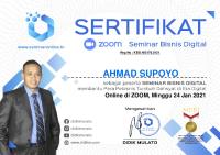 Sertifikat Seminar Bisnis Digital