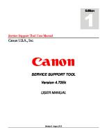 Service Support Tool V4.72ek (Rev.0) User Manual