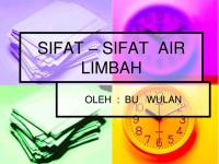 Sifat - Sifat Air Limbah