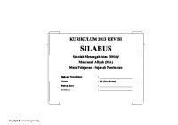 Silabus Sejarah Peminatan Kelas 12