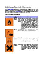 Simbol Bahaya Bahan Kimia Di Laboratorium
