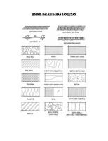 Simbol Dan Arsiran Dalam Gambar Teknik Sipil [PDF]