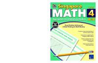 Singapore Math 4 by Thinking Kids