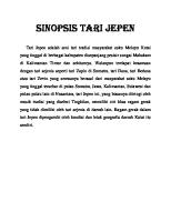 Sinopsis Tari Jepen