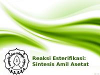 Sintesis Amil Asetat  [PDF]