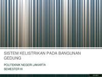 Sistem Kelistrikan Pada Bangunan Gedung PPT [PDF]