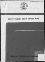 Sistem Sapaan dalam Bahasa Aceh
 9794590681 [PDF]