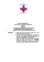 SK Pengangkatan Kepala Unit Rekam Medis RS [PDF]