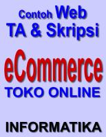 Skripsi Ecommerce Toko Online Dengan PHP Dan MySQL [PDF]