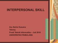 Slide 2 - 3 - Interpersonal Skills [PDF]