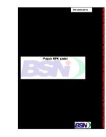 Sni 2803 2012 NPK Padat PDF