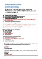 Soal Administrasi Umum