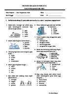 Soal Bab Gaya Untuk Kelas IV SD