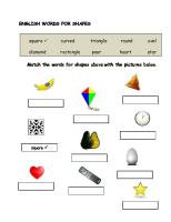 Soal Bahasa Inggris Materi Shape [PDF]