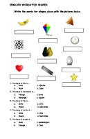 Soal Bahasa Inggris Shape [PDF]