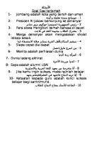 Soal Cerdas Cermat B Arab [PDF]