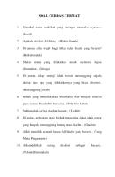 Soal Cerdas Cermat PAI [PDF]