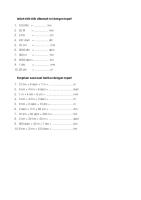 Soal Cerita Satuan Panjang KLS 4 [PDF]