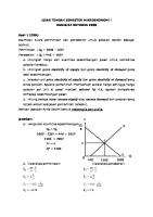 Soal Dan Jawaban Uts Mikroekonomi 1