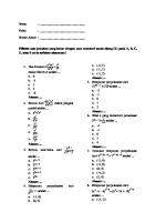 Soal Eksponensial Kelas X [PDF]