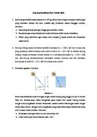 Soal Esai Semifinal SMA NuPho 2022