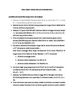 Soal Essay Kimia Kelas Xi Semester 2 [PDF]