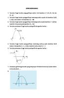 Soal Fungsi Kuadrat