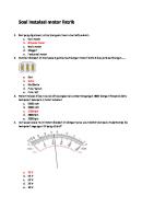 Soal Instalasi Motor Listrik