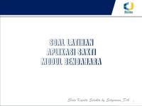 Soal Kapita Selekta Aplikasi Sakti Modul Bendahara 02272020.