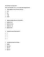 Soal Kelas 4 Bangun Datar [PDF]