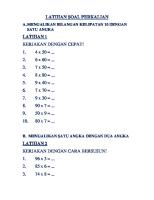 Soal Latihan Konsep Perkalian Dan Pembagian [PDF]