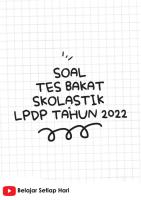 Soal Latihan LPDP 2022