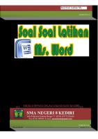 Soal Latihan Ms Word [PDF]