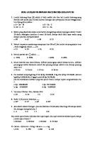 Soal Latihan Olimpiade Matematika Kelas Iv SD [PDF]