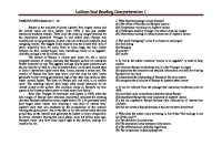 Soal Latihan Reading Comprehension